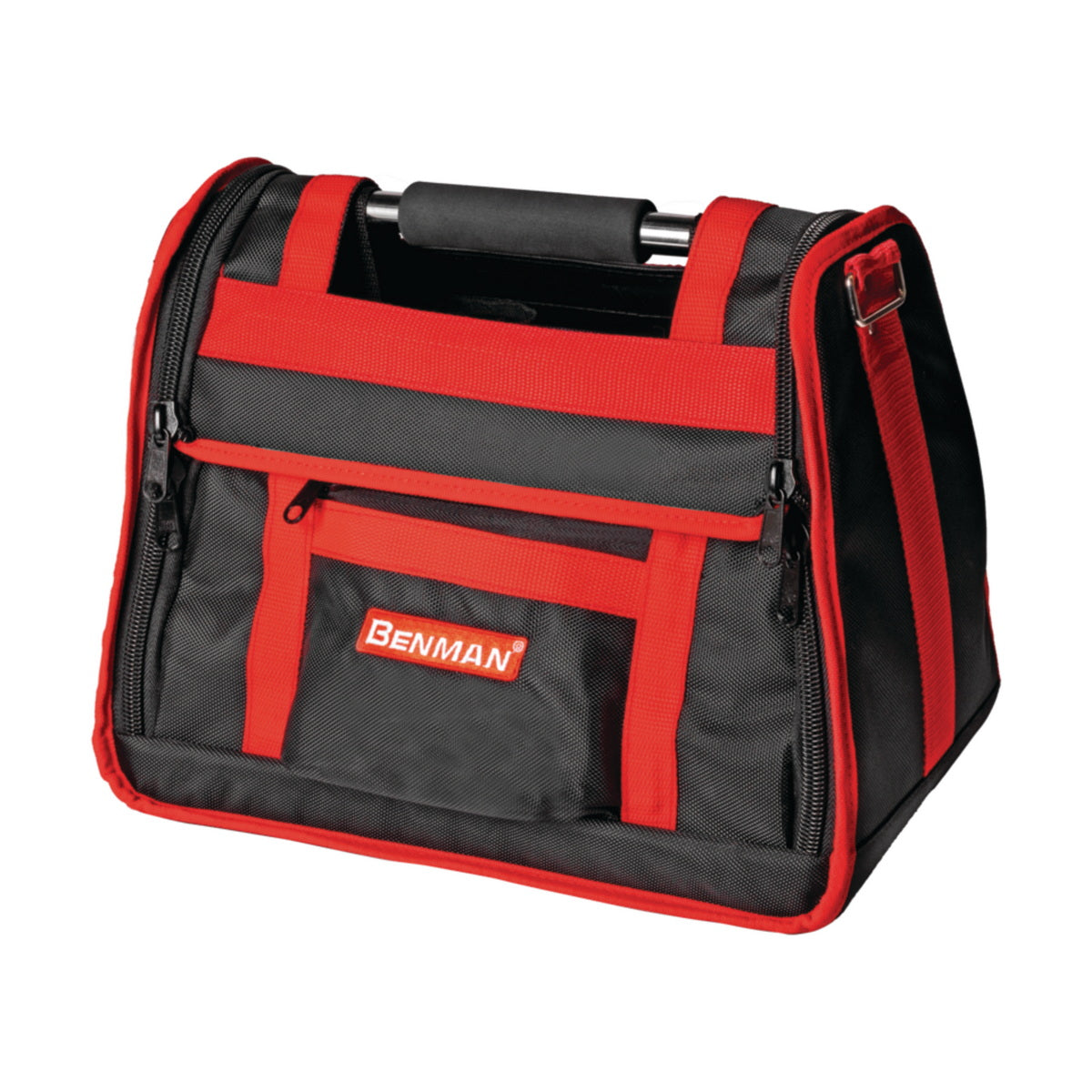 Benman 77016 Εργαλειοθήκη Τσάντα Ανοικτού Τύπου Υφασμάτινη Με Καπάκι & Χειρολαβή
