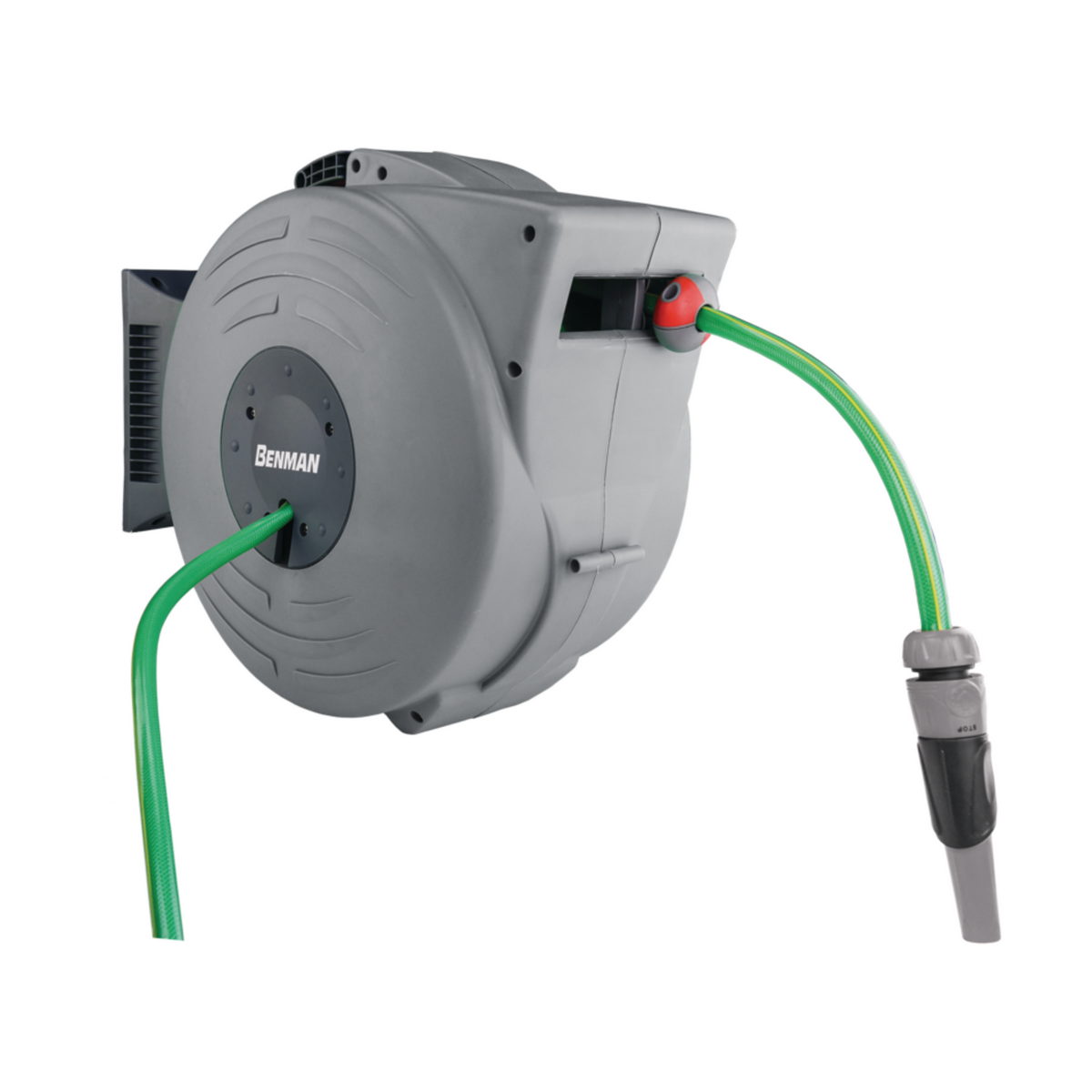 Benman 77081 Αυτόματη Καρούλι Λάστιχου Ποτίσματος Κήπου (Ανέμη) με Λάστιχο 20mtr