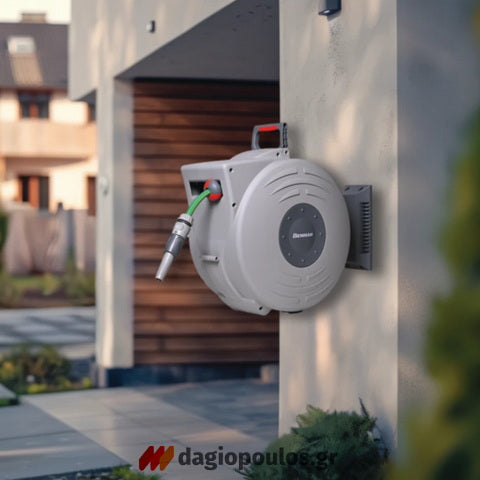 Benman 77081 Αυτόματη Καρούλι Λάστιχου Ποτίσματος Κήπου (Ανέμη) με Λάστιχο 20mtr