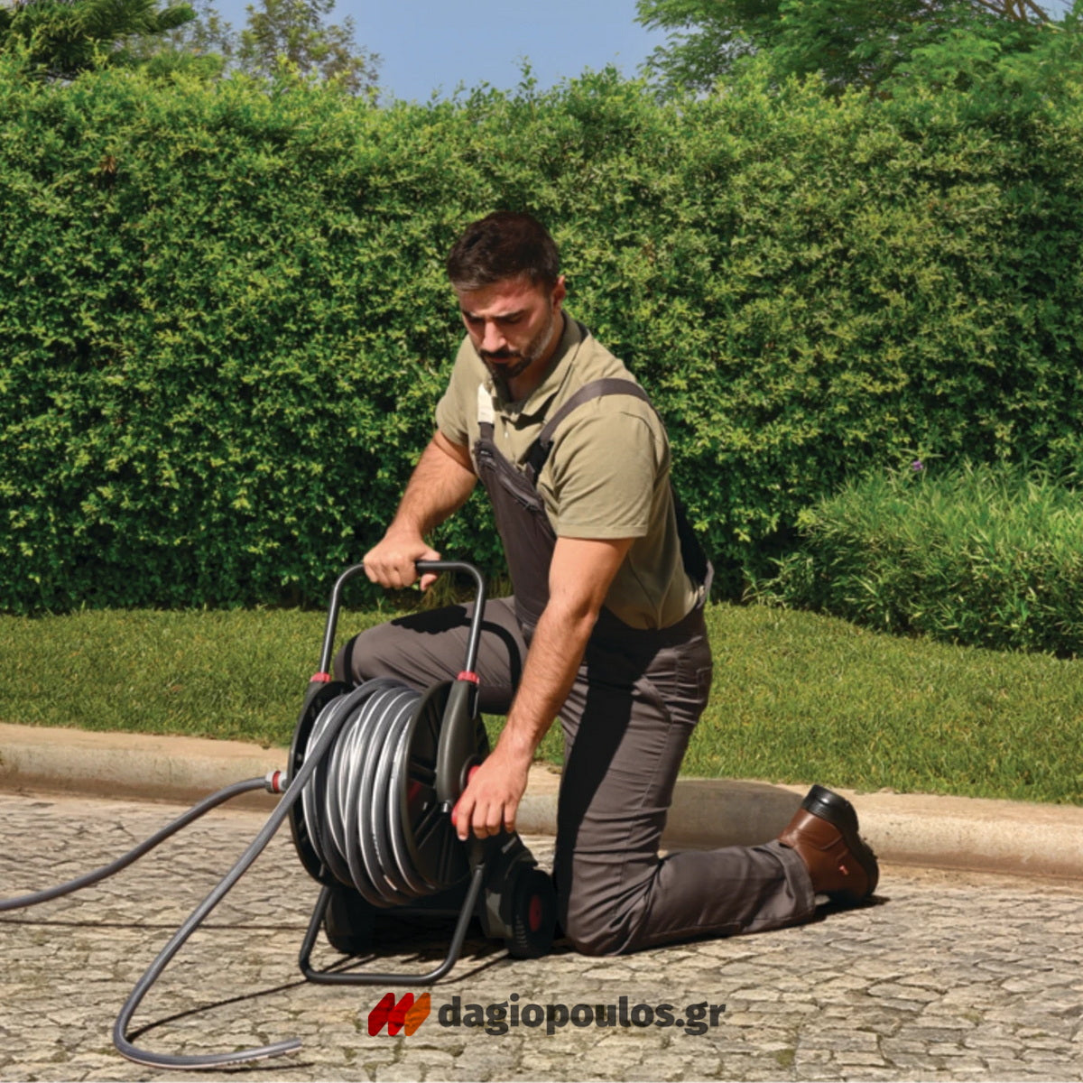 Benman 77177 Καρούλι με ρόδες για λάστιχο 60mtr