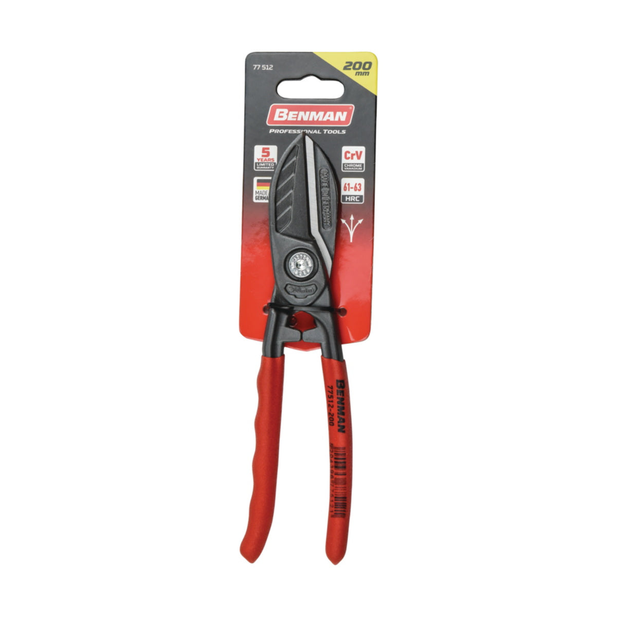 Benman 77512 Ψαλίδι Λαμαρίνας Τύπου Αγγλίας 200mm