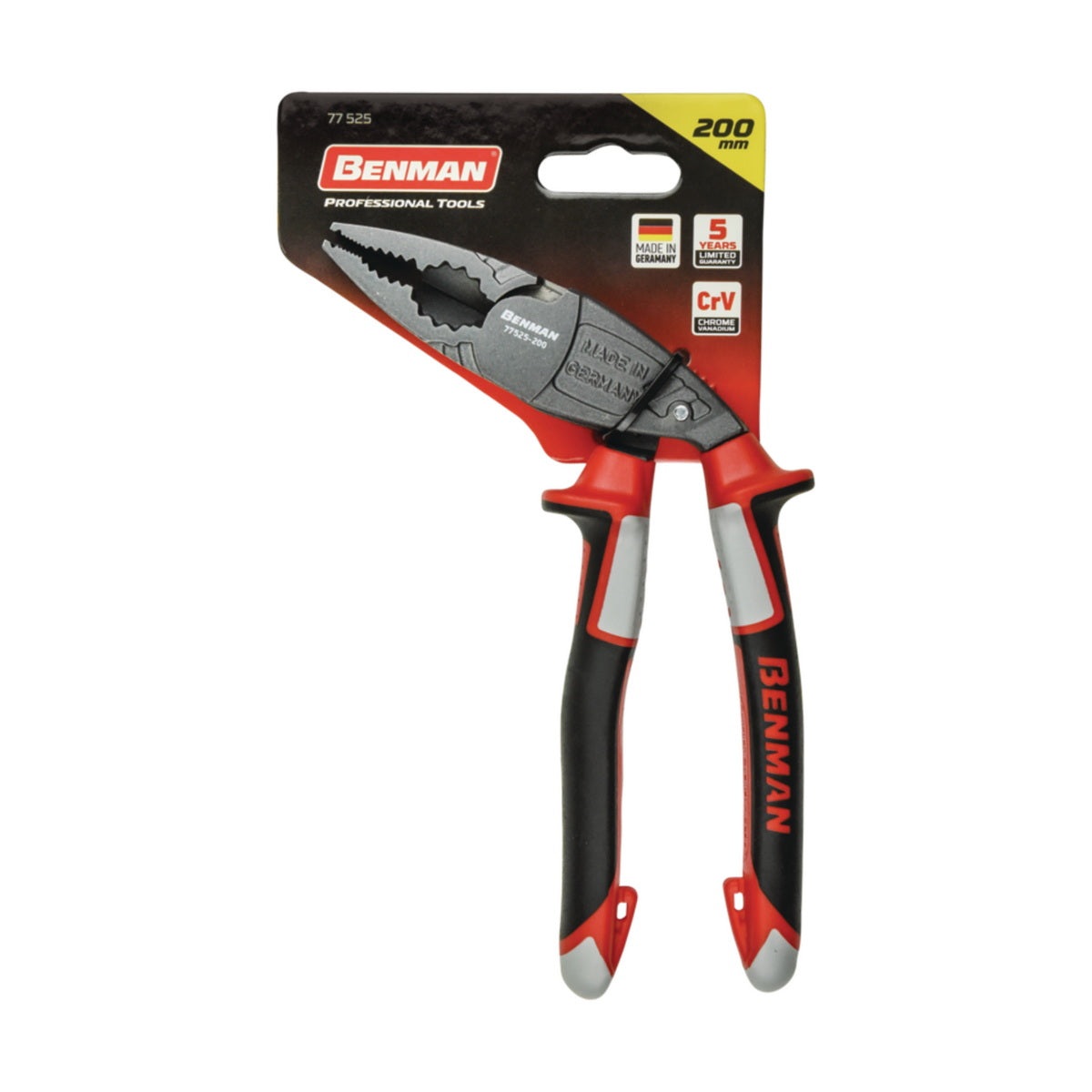 Benman 77525 Πένσα Γωνιακή Με Υποβοήθηση (Υπομόχλιο) 200mm