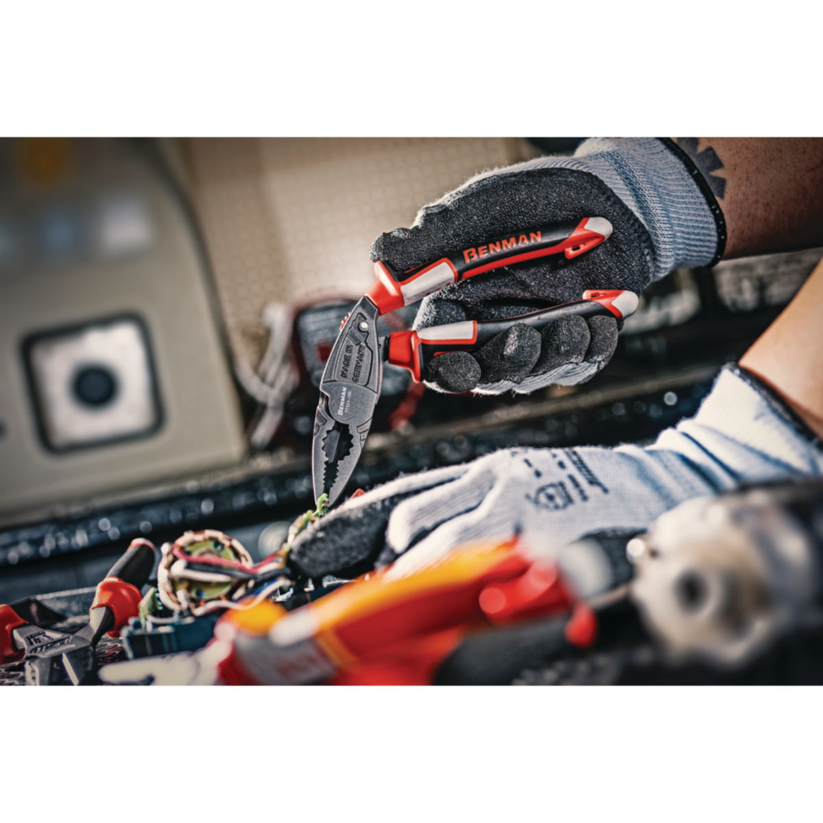 Benman 77525 Πένσα Γωνιακή Με Υποβοήθηση (Υπομόχλιο) 200mm