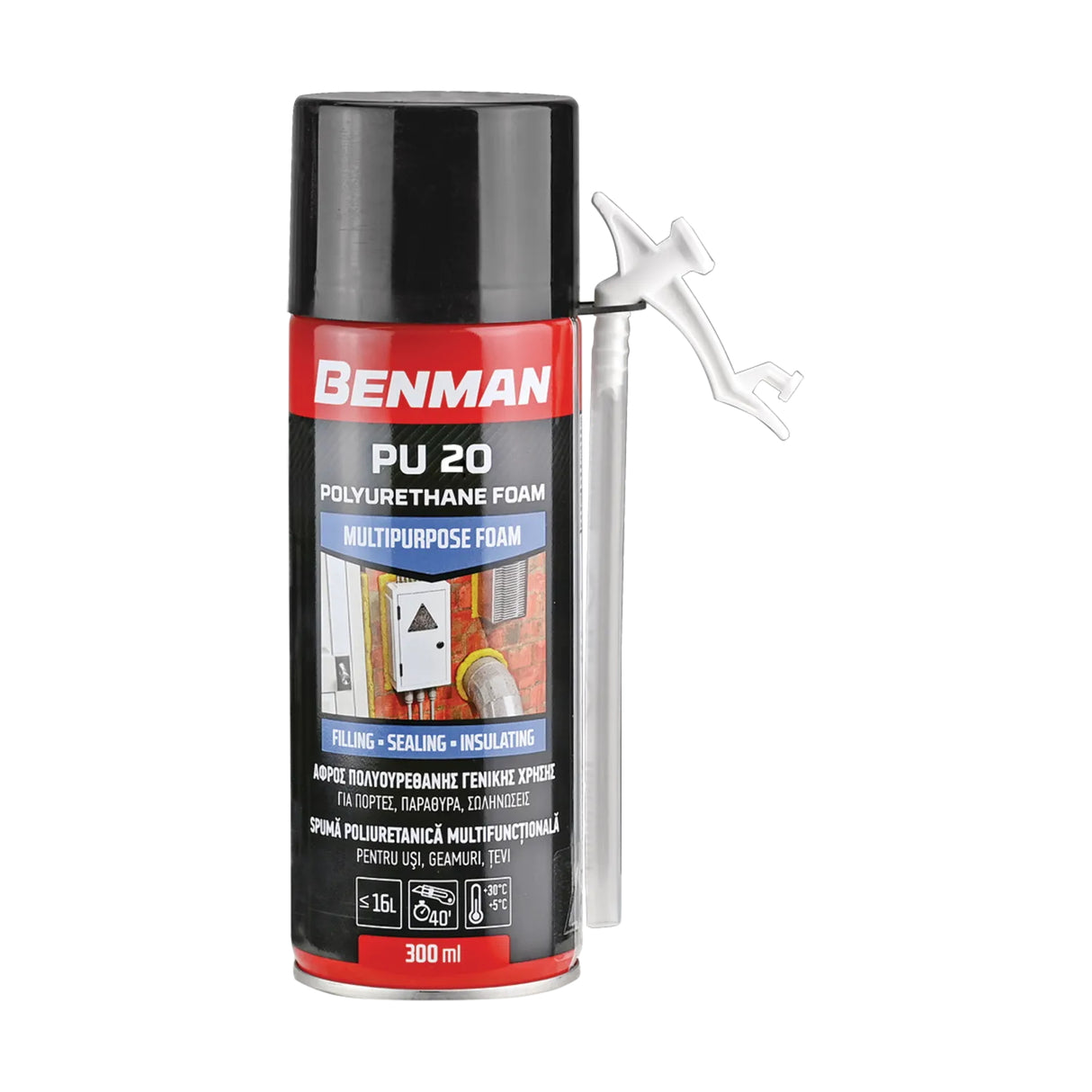 Benman PU20 Αφρός Πολυουρεθάνης Χειρός 300ml