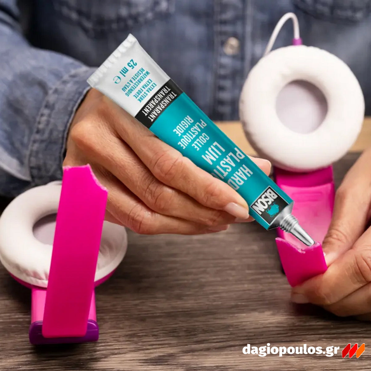 Bison Hard Plastic Κόλλα Σκληρών Πλαστικών 25ml