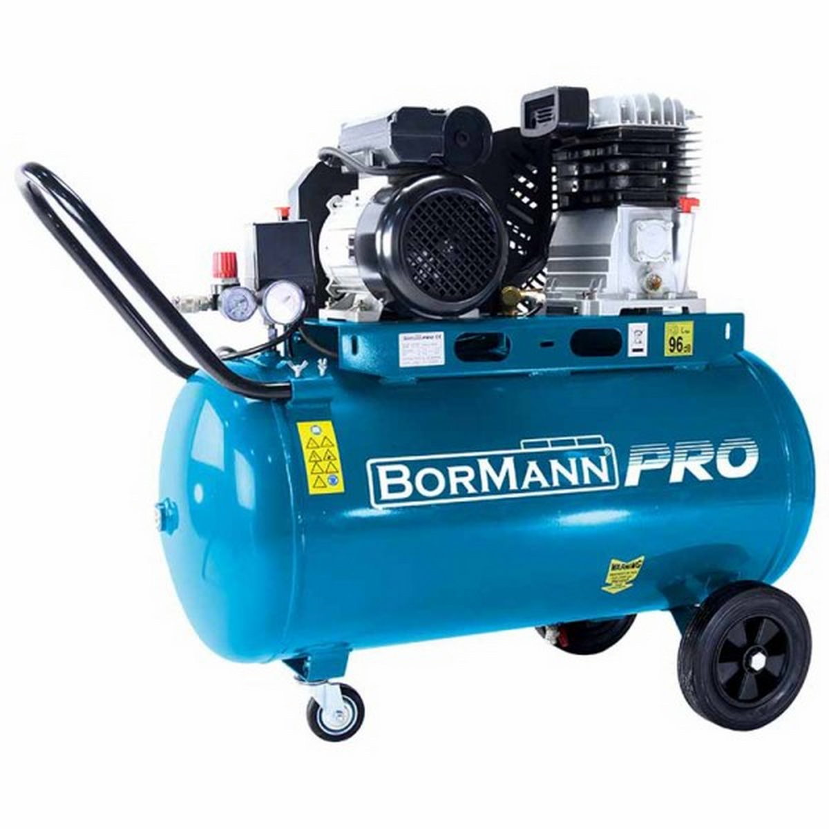 BORMANN Pro BAT5060 Αεροσυμπιεστής (Κομπρεσέρ) Με Ιμάντα 3.0Hp 100Ltr