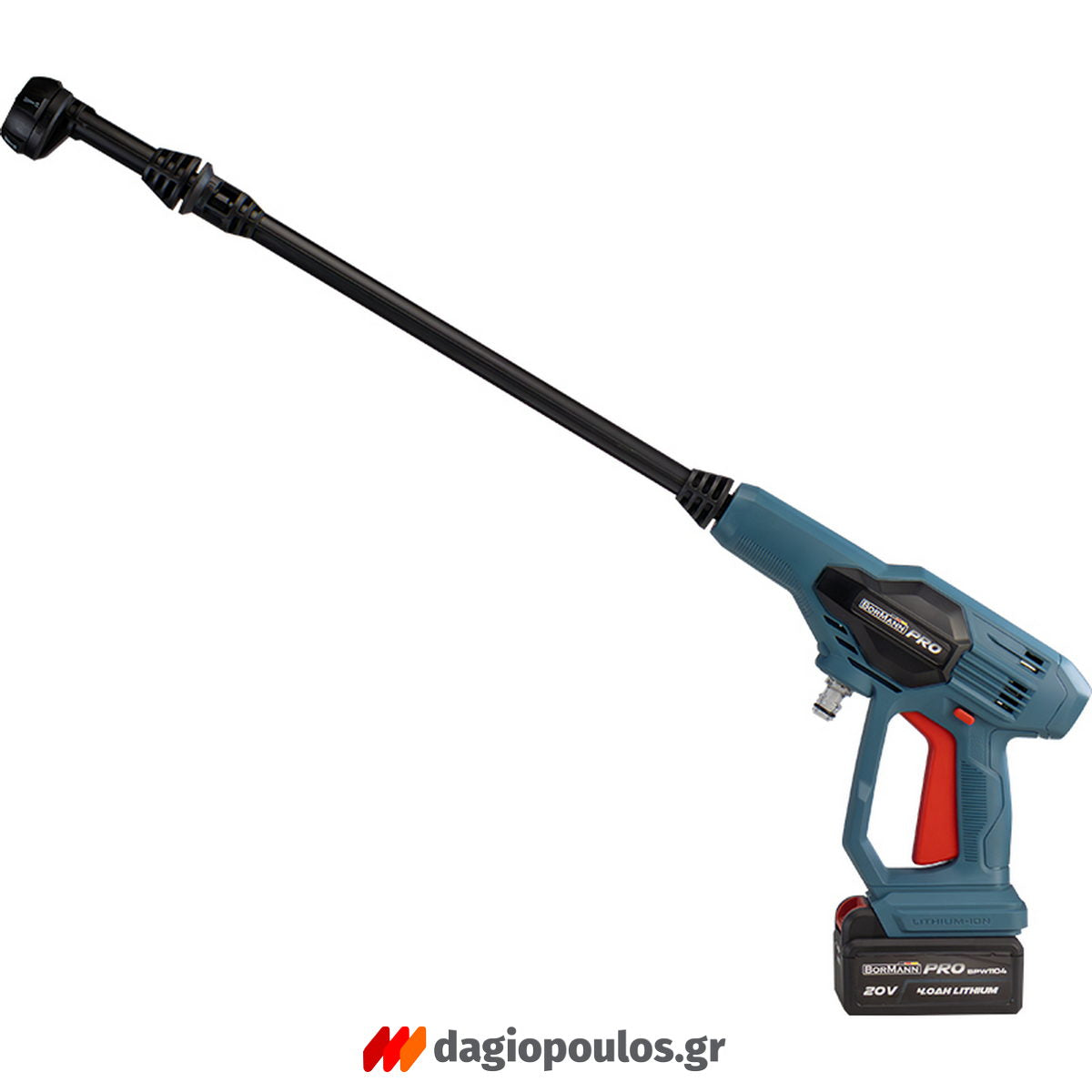 BORMANN Pro BPW1100 Πλυστικό Υψηλής Πίεσης Μπαταρίας 18V Li-Ion 25Bar Με Μπαταρία 4.0Ah
