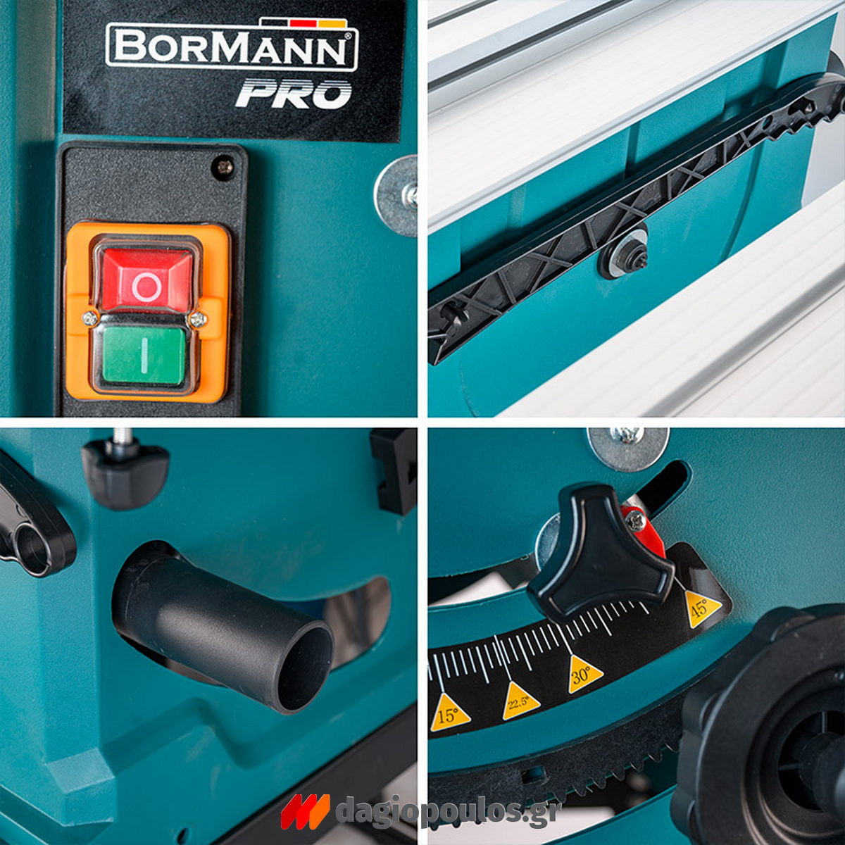 BORMANN Pro BTS2850 Ηλεκτρικό Επαγγελματικό Ηλεκτρικό Δισκοπρίονο Δαπέδου 2000W 250mm