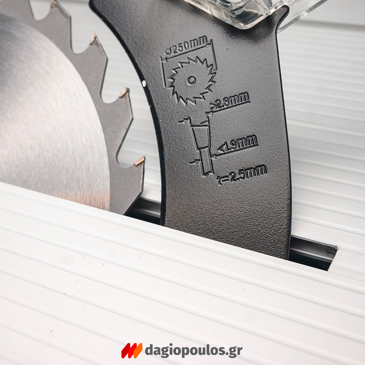 BORMANN Pro BTS2850 Ηλεκτρικό Επαγγελματικό Ηλεκτρικό Δισκοπρίονο Δαπέδου 2000W 250mm