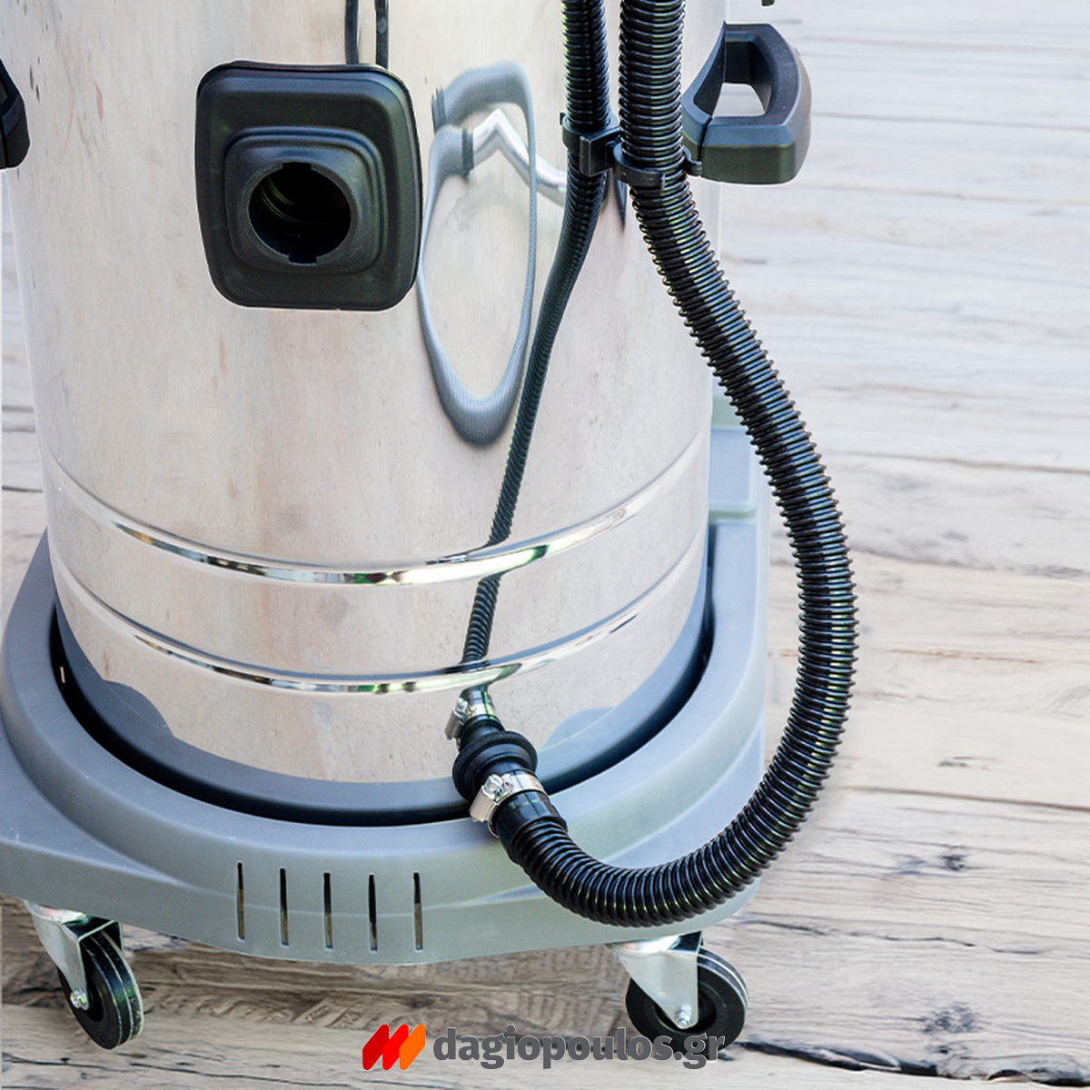 BORMANN Pro BVC7510 Επαγγελματική Ηλεκτρική Σκούπα Υγρών / Στερεών 3000W Με Ανοξείδωτο Κάδο 80Lt