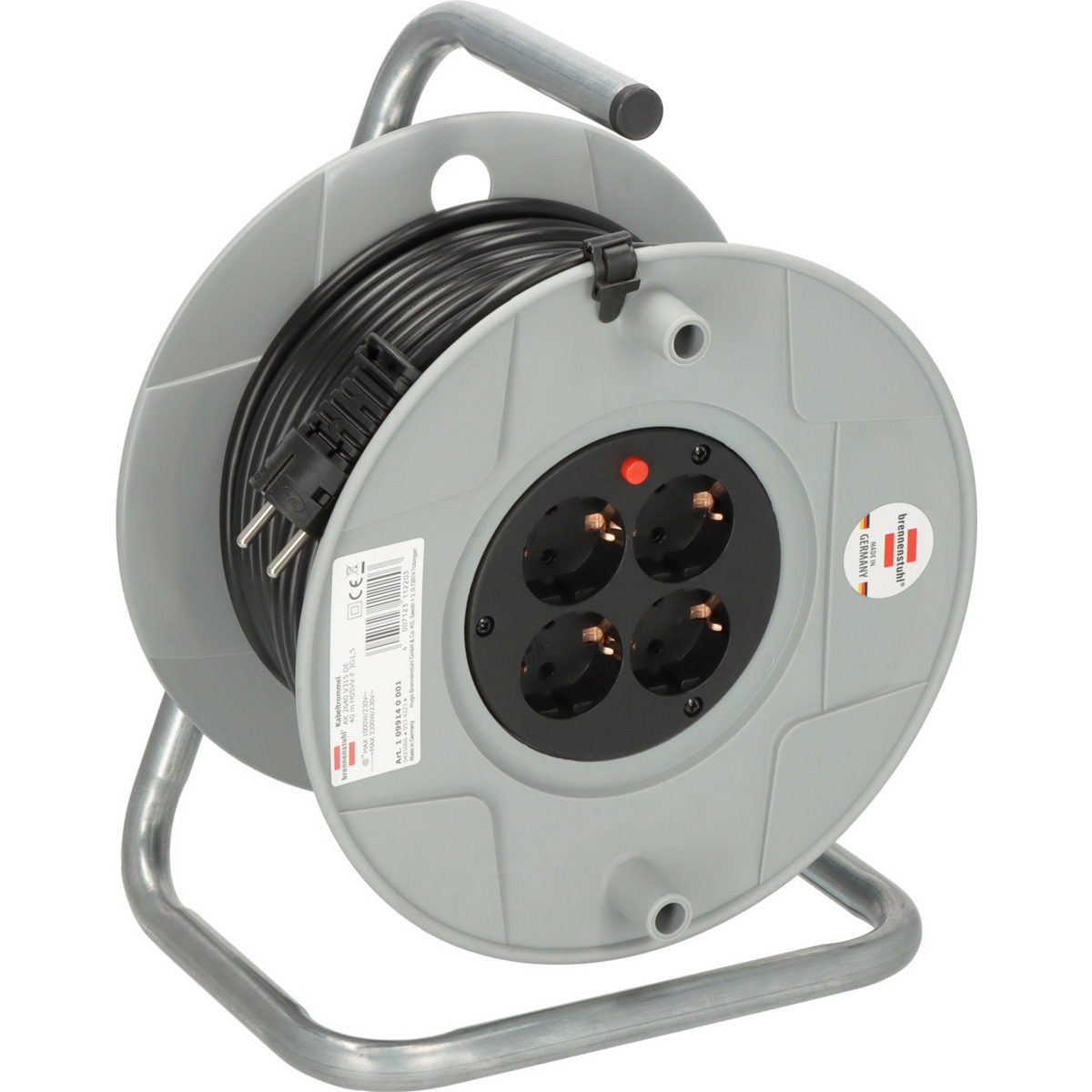 Brennenstuhl AK 260 1099140001 IP20 Μπαλαντέζα Ρεύματος Σε Καρούλι Με Καλώδιο H05VV-F 3G1,5 x 40mtr