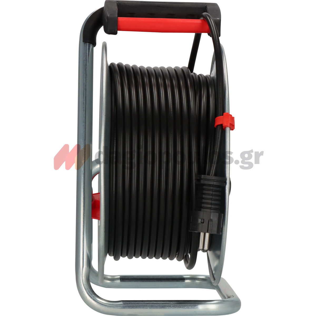 Brennenstuhl Garant S 4 E 1195066 IP20 Μπαλαντέζα Ρεύματος Σε Μεταλλικό Καρούλι Με Καλώδιο H05VV-F 3G1,5 x 50mtr