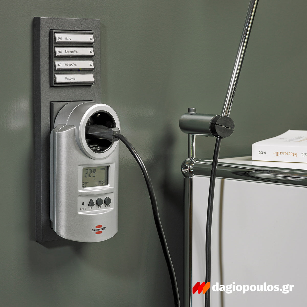 Brennenstuhl PM 231 E 1506600 Μετρητής Κατανάλωσης Ρεύματος & Προστασίας Υπέρτασης