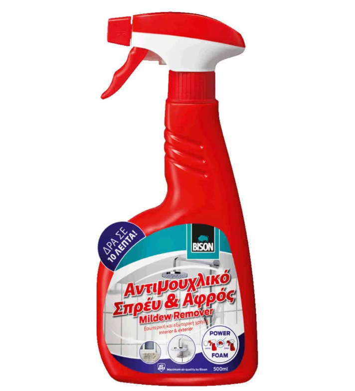Bison Mildew Remover Καθαριστικό Μούχλας Σε Μορφή Αφρού