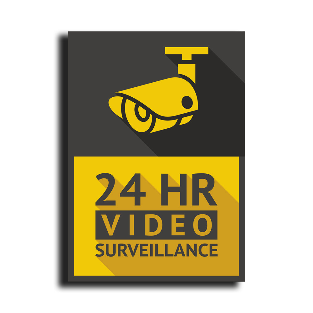 Πινακίδα Σήμανσης PVC “Ο ΧΩΡΟΣ ΠΑΡΑΚΟΛΟΥΘΕΙΤΑΙ" 130mm x 150mm