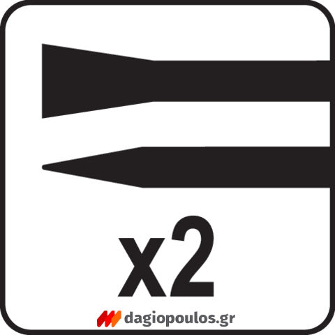 Yato YT-82001 Κατεδαφιστικό Σκαπτικό Πνευματικό Πιστολέτο HEX 1600Watt 65J 15.6KKg