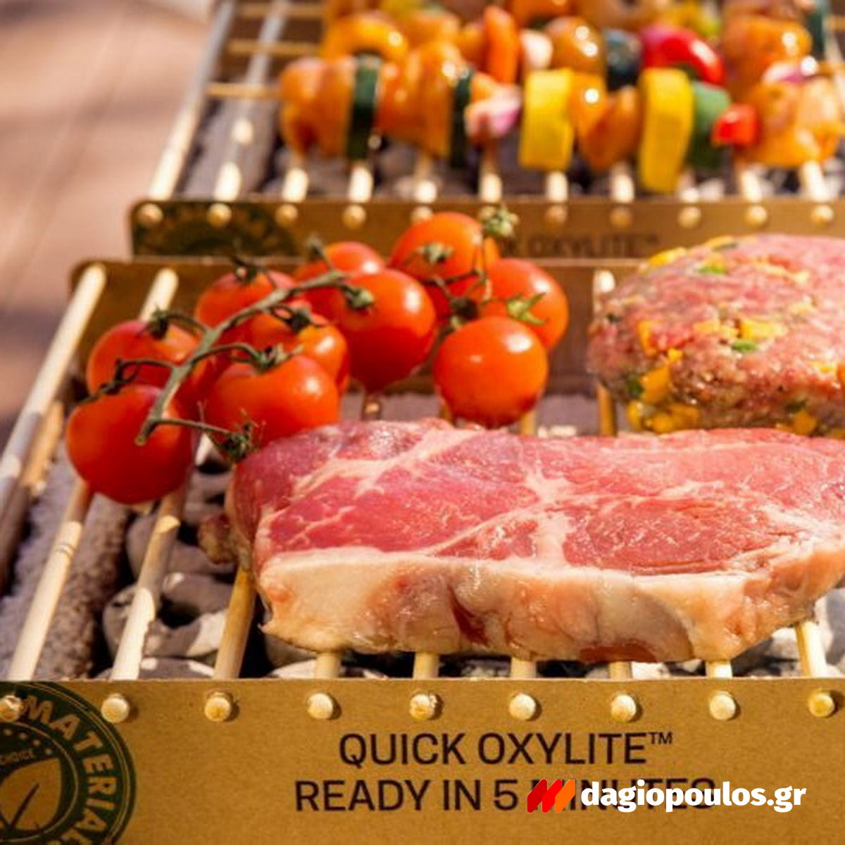 CasusGrill Οικολογική Βιοδιασπώμενη Ψησταριά ΒΒQ Μιάς Χρήσης