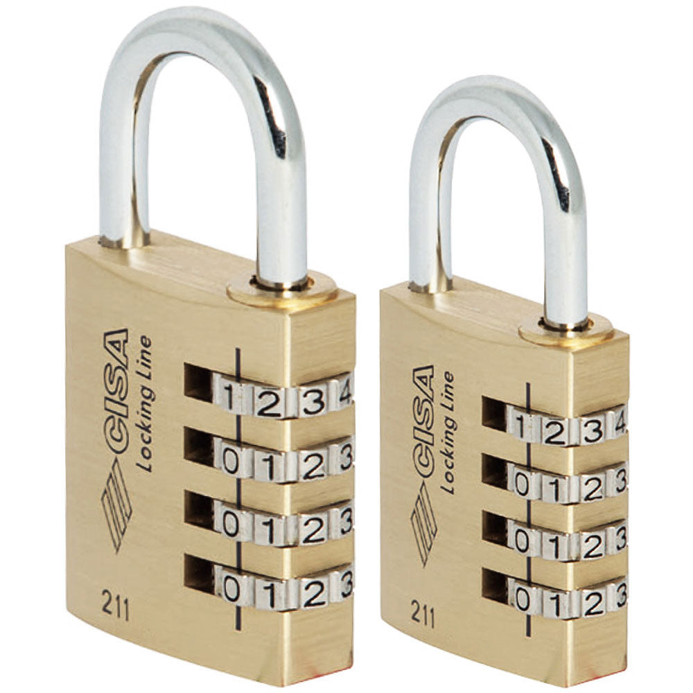 Cisa 21190.40 Λουκέτο Ορειχάλκινο Με Συνδυασμό 40mm