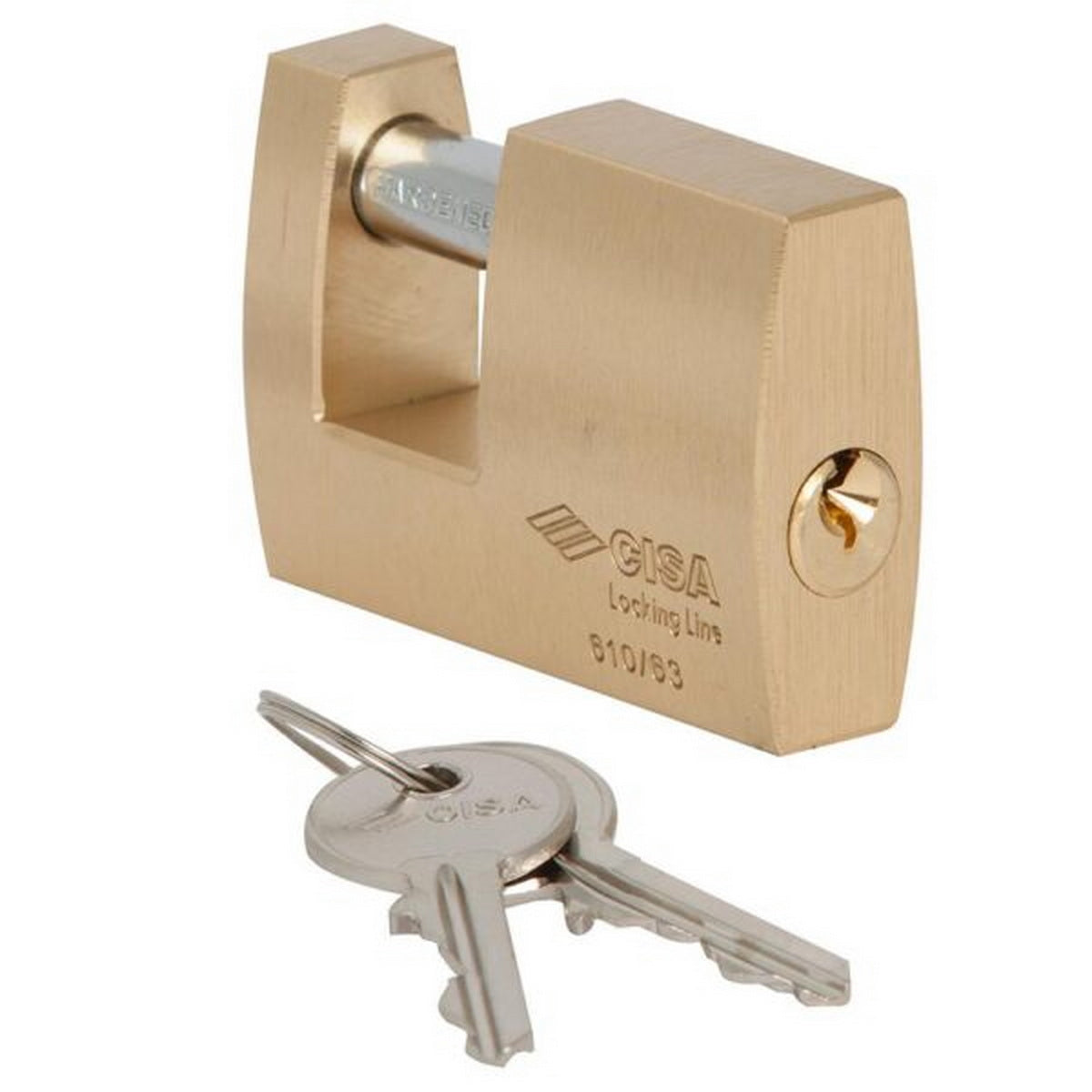 Cisa 21610-70 Λουκέτο Πείρου (Τάκος) Ορειχάλκινος Με Ατσάλινο Πείρο 70mm
