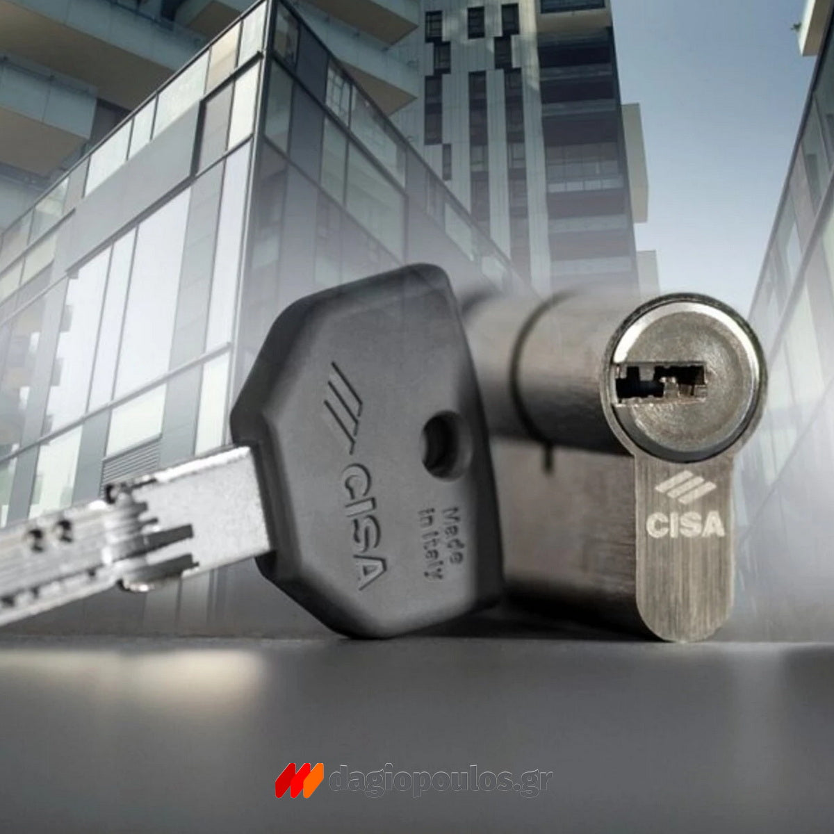 Cisa ASIX P8 0Q310 Κύλινδρος Υπερασφαλείας Με 5 Κλειδιά ΝΙΚΕΛ