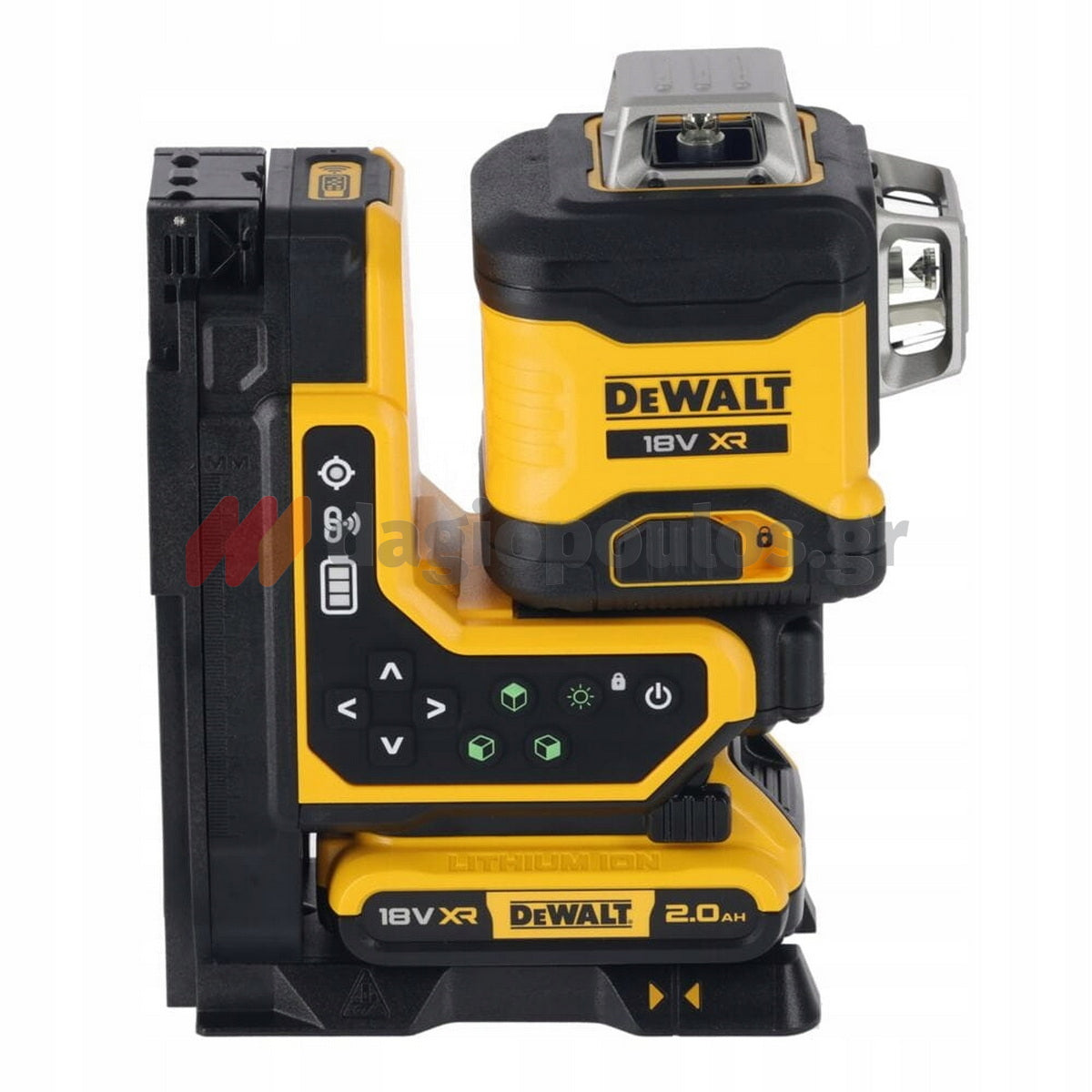 DeWalt DCLE34035D1-QW Laser Αυτορρυθμιζόμενο Με 3 Γραμμές 360 Μοίρες Πράσινης Δέσμης 18V Li-Ion XR Και Τηλεχειριστήριο