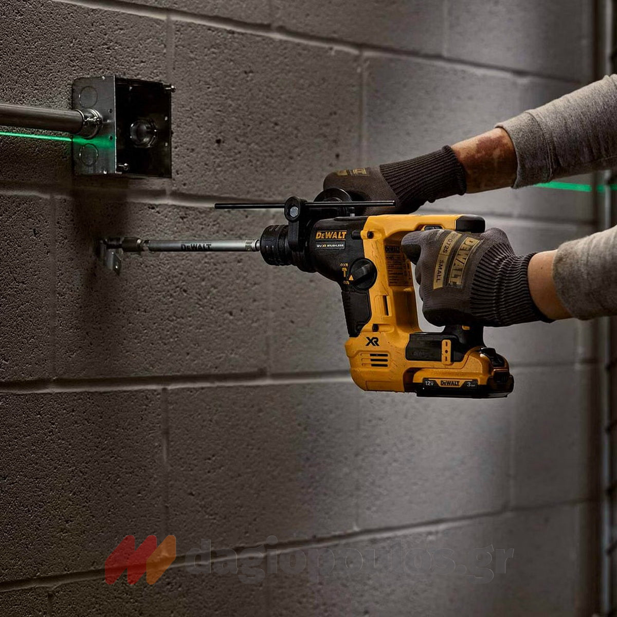 DeWalt DCH072NT SDS Plus Brushless Σκαπτικό Πνευματικό Πιστολέτο 12V Li-Ion 1.7kgr 1.1J SOLO Με Βαλίτσα T-Stak
