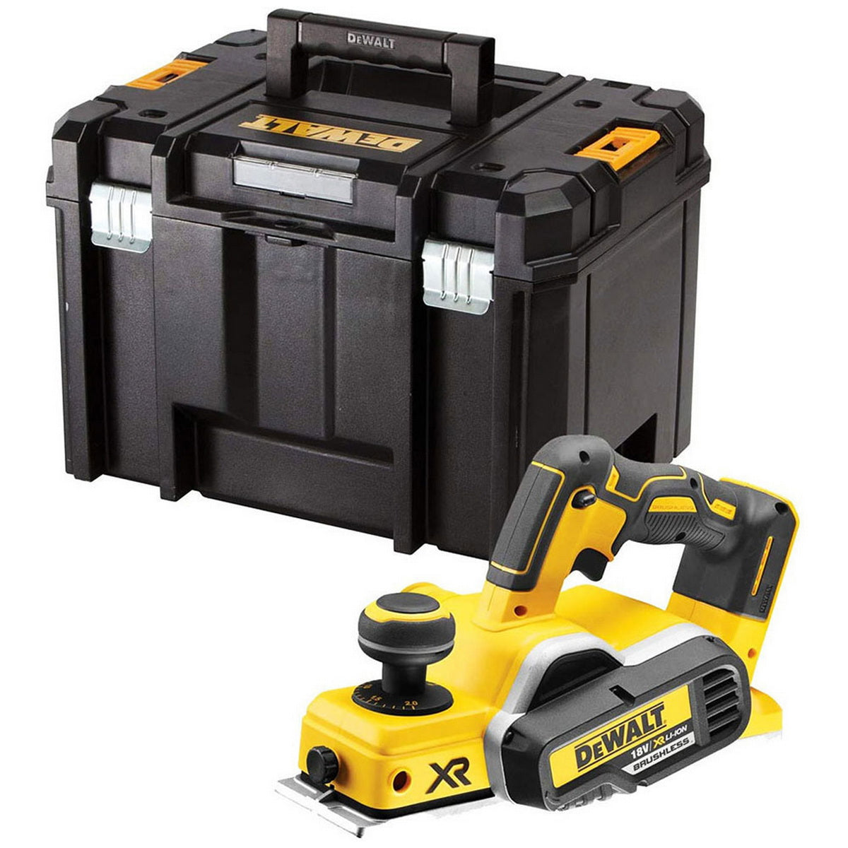 DeWalt DCP580NT Brushless Πλάνη Μπαταρίας 18V LiIon SOLO & Βαλίτσα