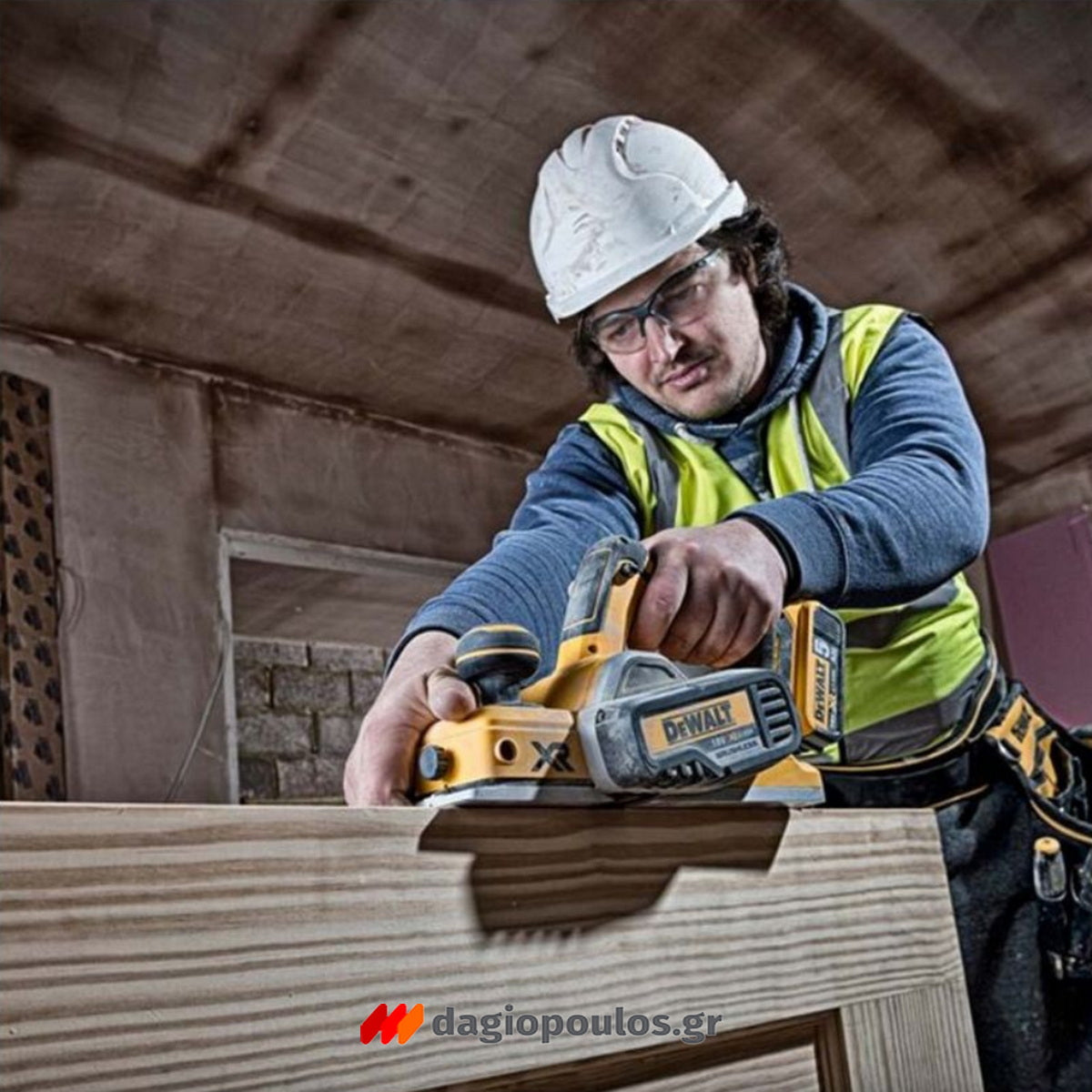 DeWalt DCP580NT Brushless Πλάνη Μπαταρίας 18V LiIon SOLO & Βαλίτσα