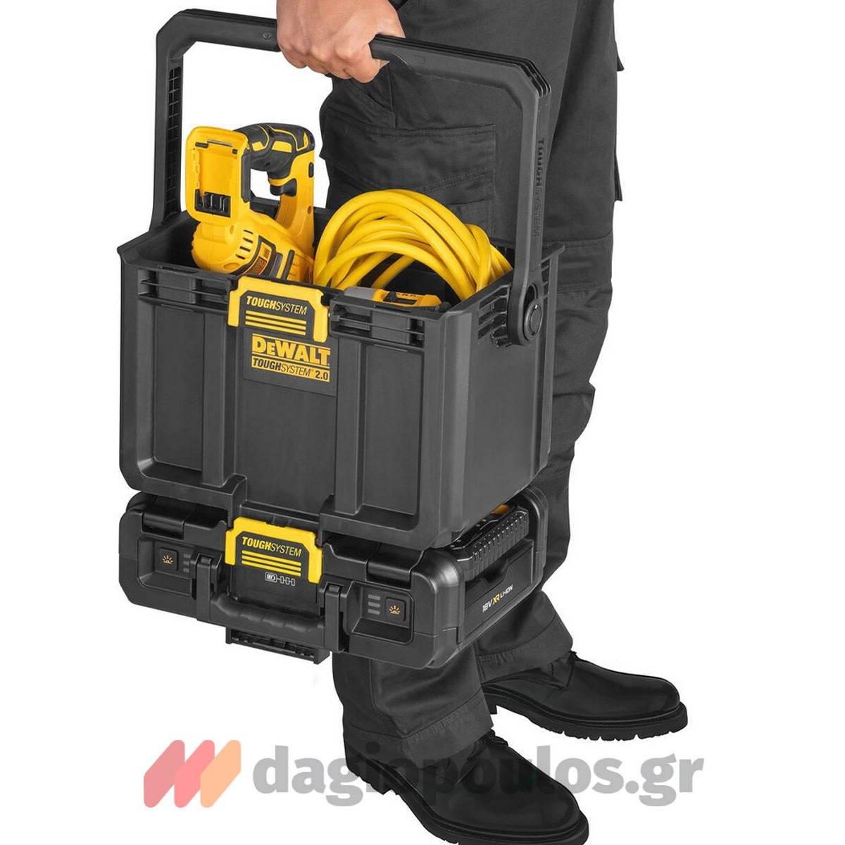 DeWalt DWST08061-1 Toughsystem 2.0 Κουτί Φωτισμού και Αποθήκευσης 18V Li-Ion Solo