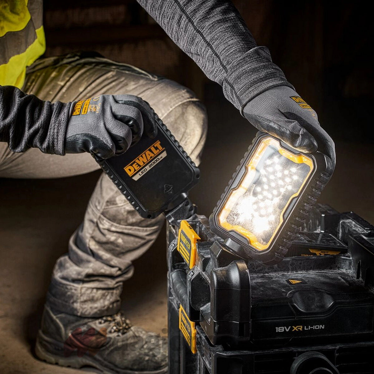 DeWalt DWST08061-1 Toughsystem 2.0 Κουτί Φωτισμού και Αποθήκευσης 18V Li-Ion Solo