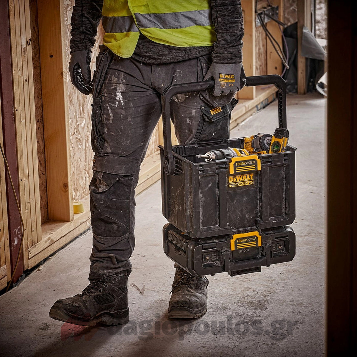 DeWalt DWST08061-1 Toughsystem 2.0 Κουτί Φωτισμού και Αποθήκευσης 18V Li-Ion Solo