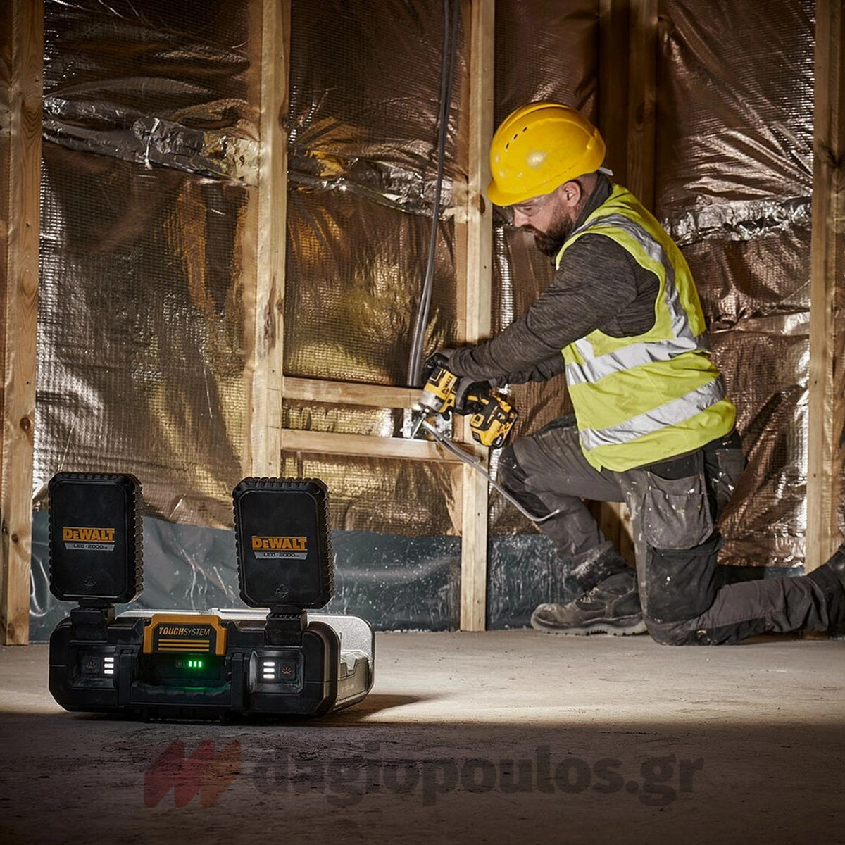 DeWalt DWST08061-1 Toughsystem 2.0 Κουτί Φωτισμού και Αποθήκευσης 18V Li-Ion Solo