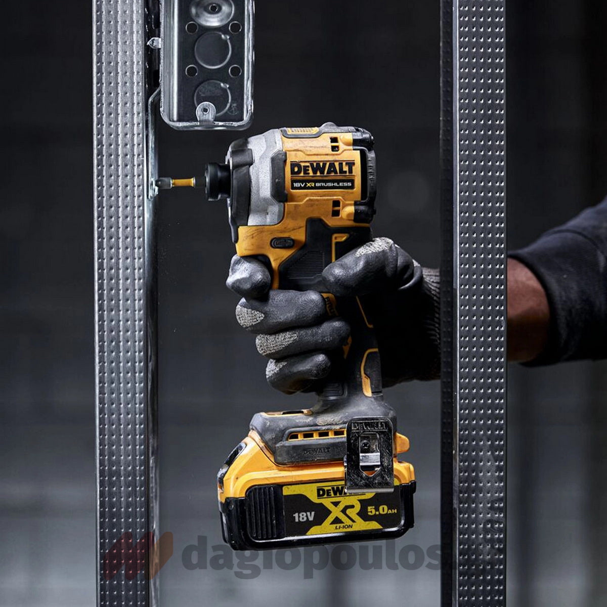 DeWalt DCK2050H2T-QW Brushless Συλλογή Κρουστικό Δραπανοκατσάβιδο & Παλμικό Κατσαβίδι 18V Li-Ion Με 2 Μπαταρίες 5.0Ah & Βαλίτσα T-Stak
