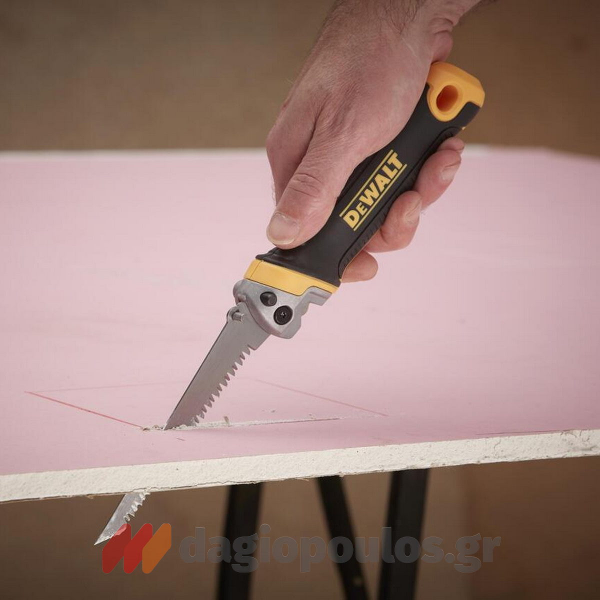 DeWalt DWHT0-20123 Αναδιπλούμενο Πριόνι Γυψοσανίδας Διπλής Λειτουργείας 2 Σε 1 329mm