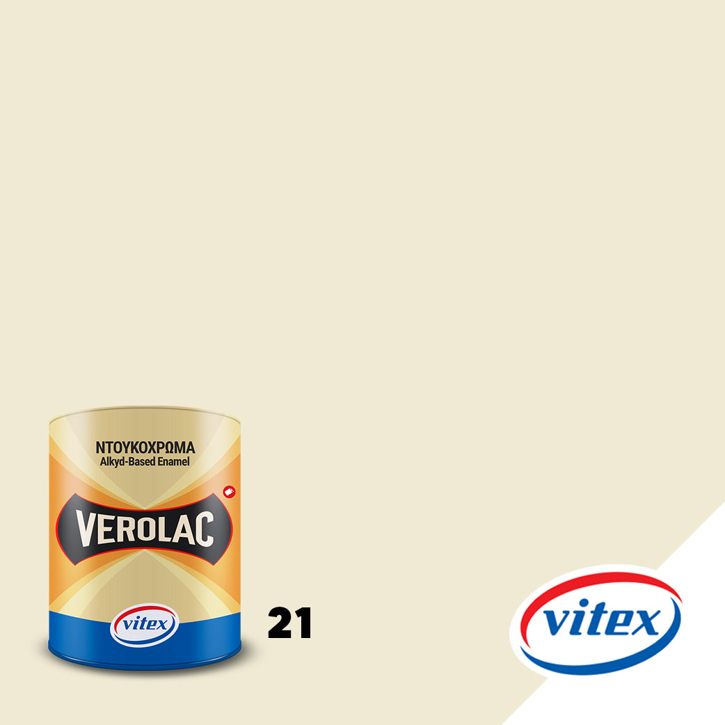 Vitex Verolac Αλκυδικό Χρώμα Διαλυτικού Για Ξύλα & Μέταλλα 750ml 21