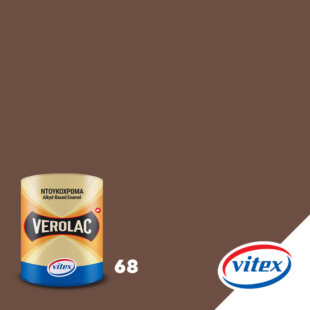 Vitex Verolac Αλκυδικό Χρώμα Διαλυτικού Για Ξύλα & Μέταλλα 750ml 68