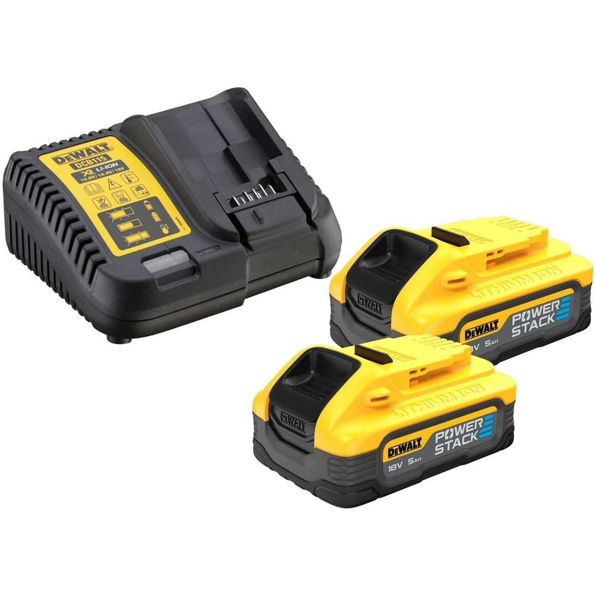 DeWalt DCK2050H2T-QW Brushless Συλλογή Κρουστικό Δραπανοκατσάβιδο & Παλμικό Κατσαβίδι 18V Li-Ion Με 2 Μπαταρίες 5.0Ah & Βαλίτσα T-Stak