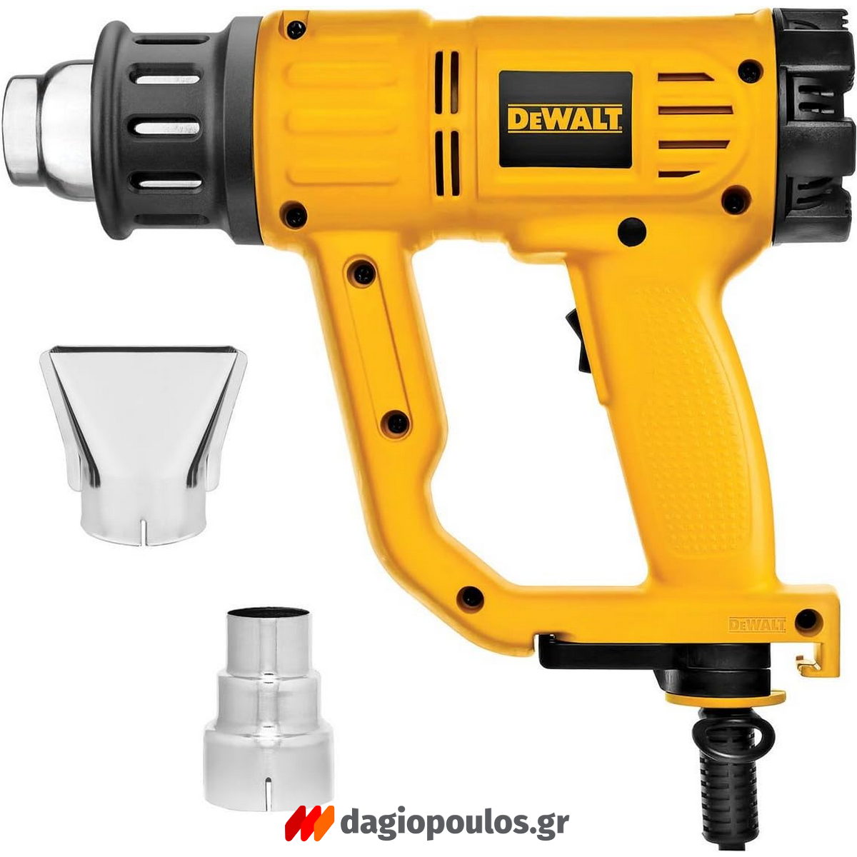 DeWalt D26411-QS Ηλεκτρικό Πιστόλι Θερμού Αέρα 1800W Με 2 Ταχύτητες Ρυθμιζόμενο