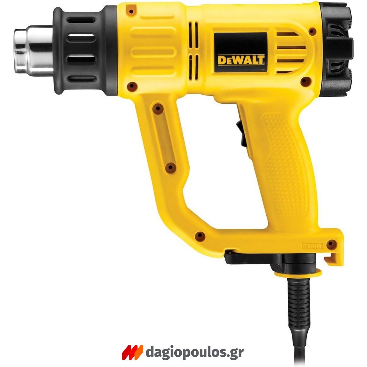 DeWalt D26411-QS Ηλεκτρικό Πιστόλι Θερμού Αέρα 1800W Με 2 Ταχύτητες Ρυθμιζόμενο