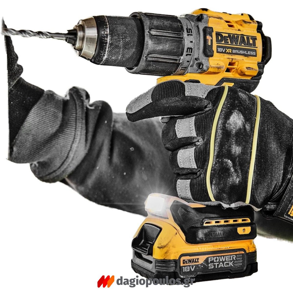 DeWalt DCD805E2T Brushless Δραπανοκατσάβιδο Κρουστικό Μπαταρίας 18.0V Li-Ion Με 2 Μπαταρίες 1.7Ah & Βαλίτσα Powerstack