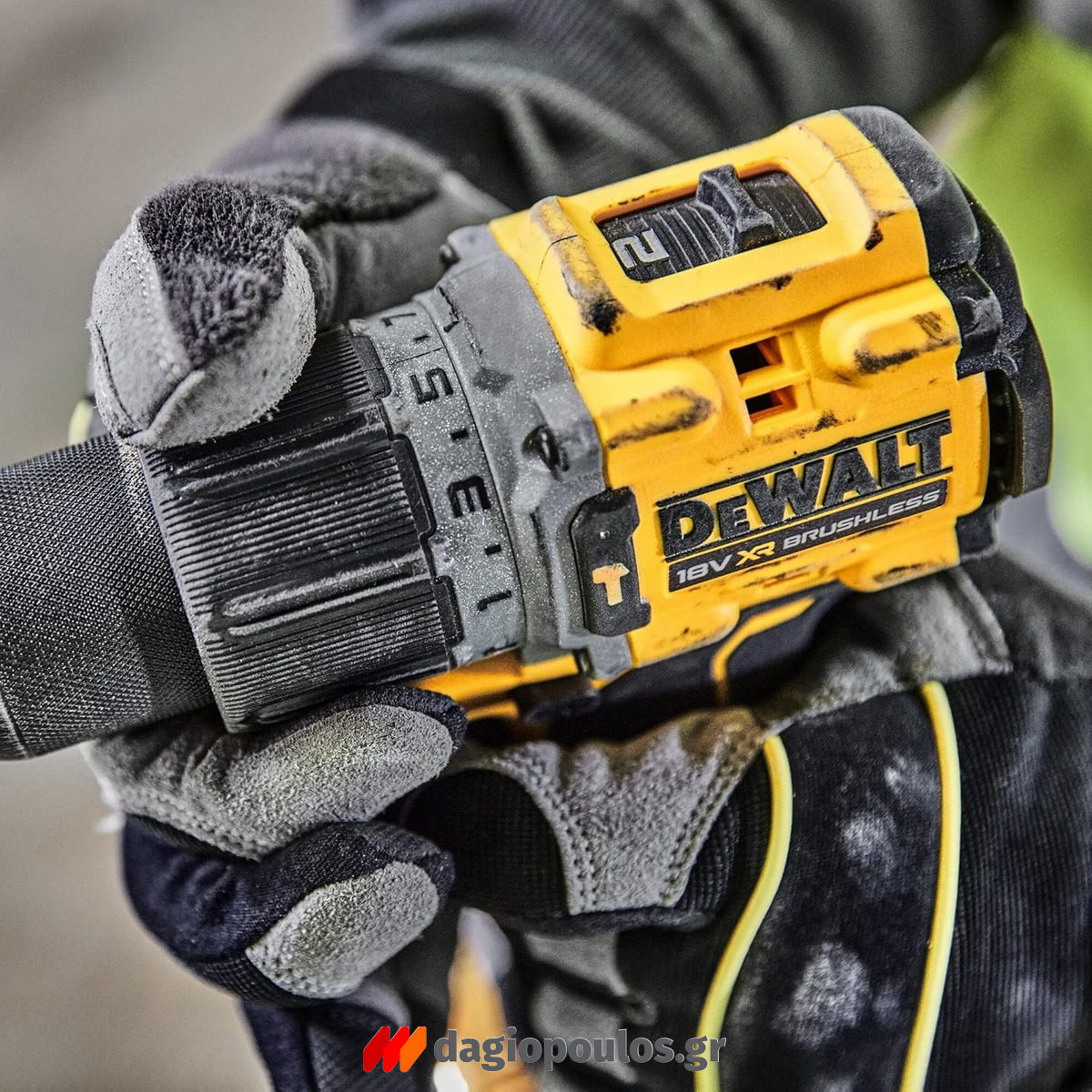 DeWalt DCD805E2T Brushless Δραπανοκατσάβιδο Κρουστικό Μπαταρίας 18.0V Li-Ion Με 2 Μπαταρίες 1.7Ah & Βαλίτσα Powerstack