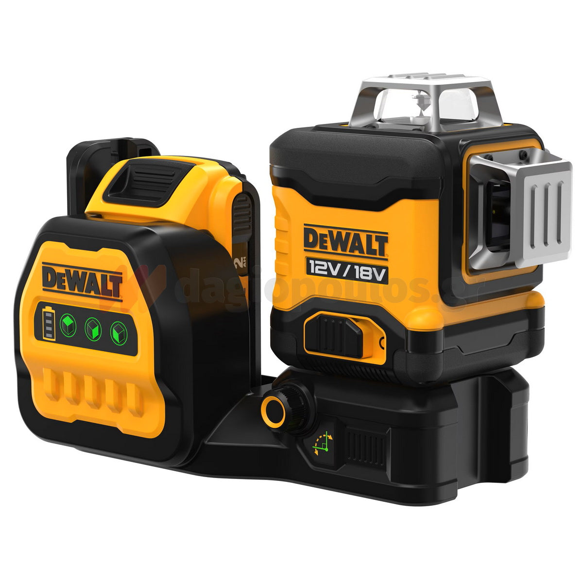 DeWalt DCE089D1G18-GB Αλφάδι Λέιζερ 3 x 360° 12V / 18V XR® Li-Ion Πολλαπλών Γραμμών Πράσινο Με Μπαταρία 2.0Ah - Βαλίτσα T-Stak