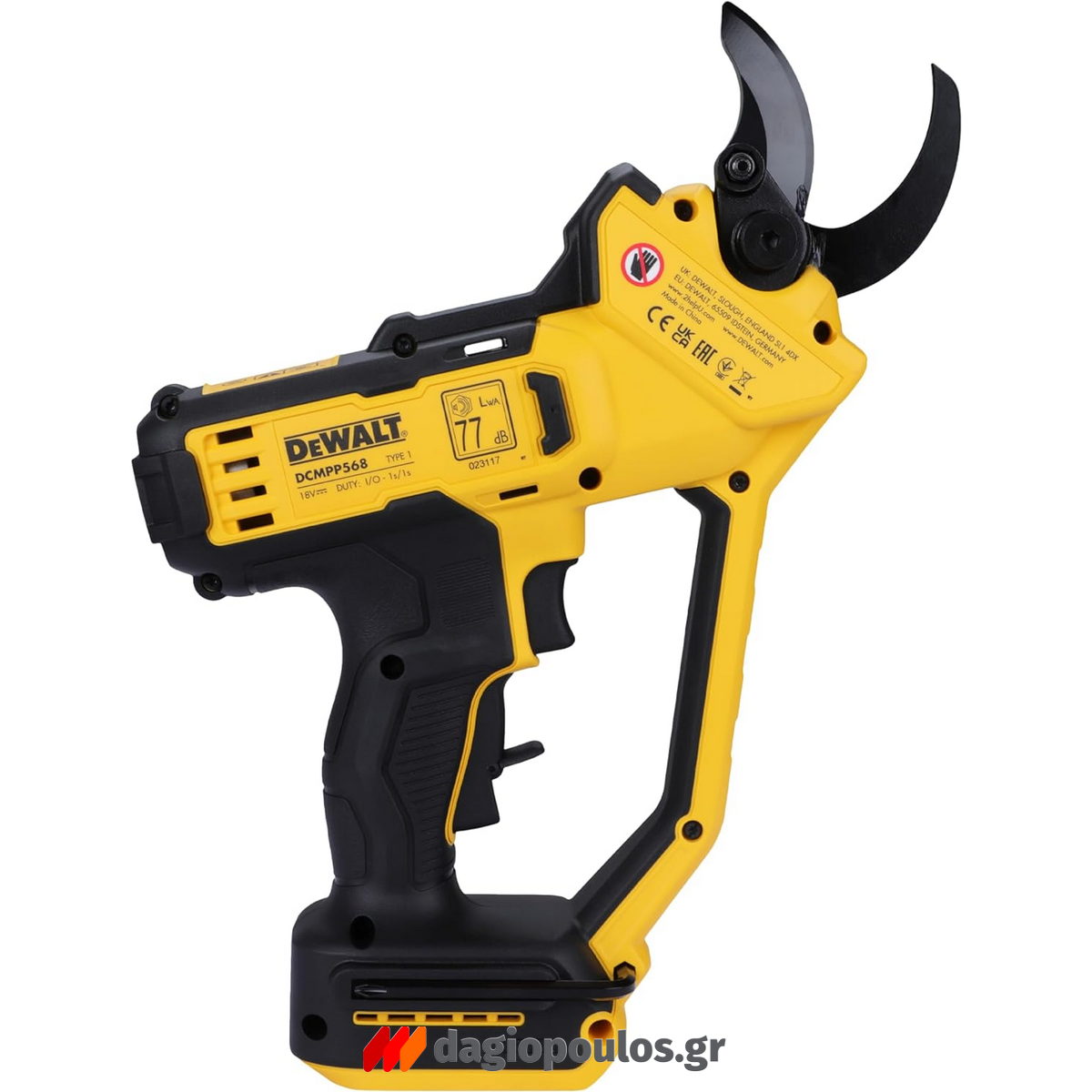 DeWalt DCMPP568N-XJ Brushless Ψαλίδι Κλάδου 18V Li-Ion Solo