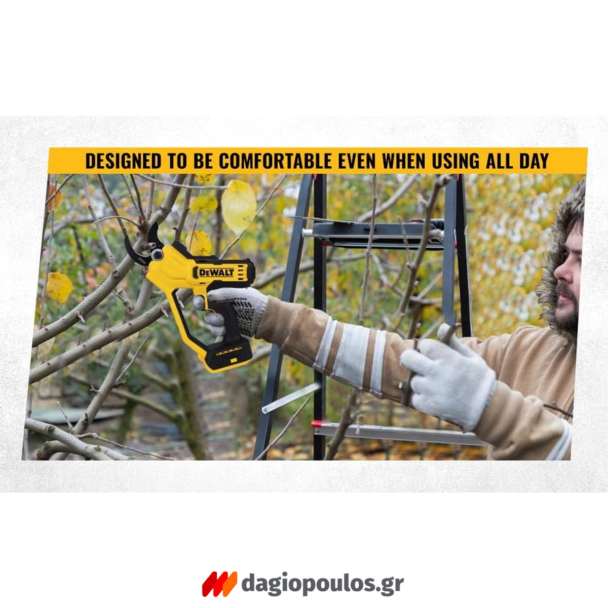 DeWalt DCMPP568N-XJ Brushless Ψαλίδι Κλάδου 18V Li-Ion Solo