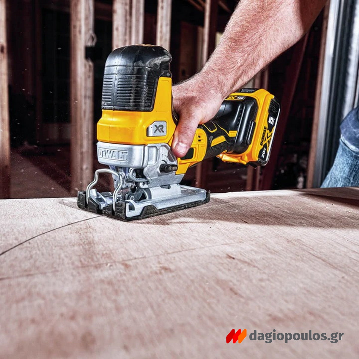 DeWalt DCS335N-XJ Brushless Σέγα Μπαταρίας XR 18V Li-Ion SOLO
