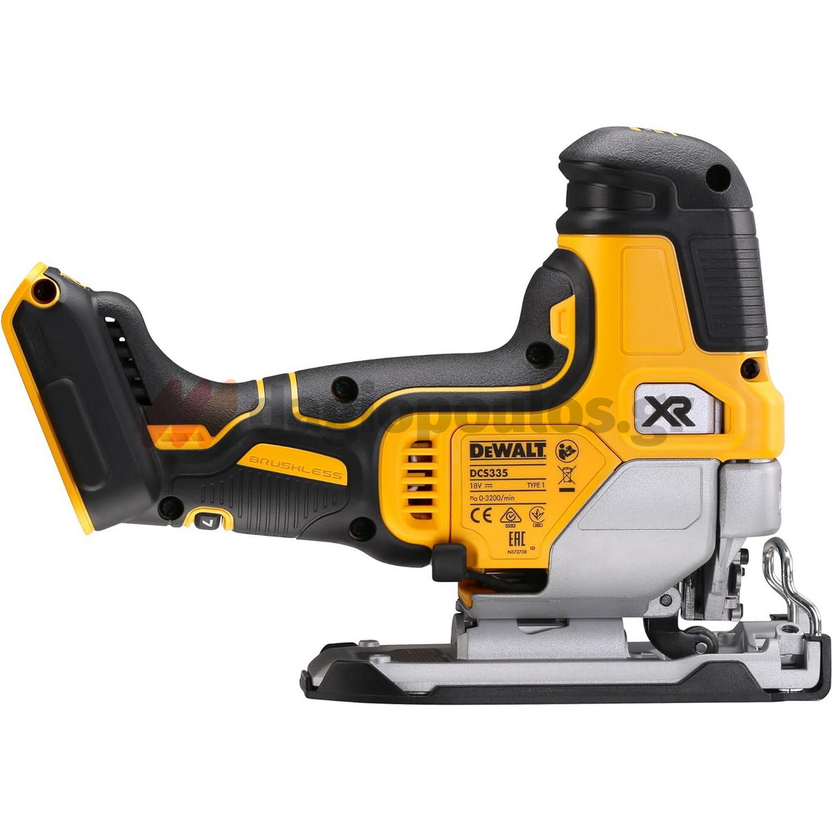 DeWalt DCS335NT-XJ Brushless Σέγα Μπαταρίας XR 18V Li-Ion SOLO & Βαλίτσα T-Stak
