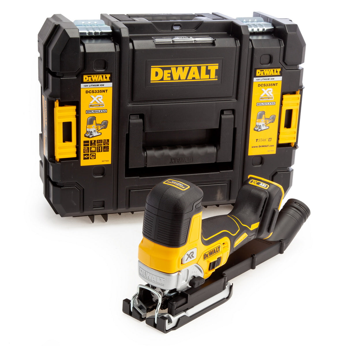 DeWalt DCS335NT-XJ Brushless Σέγα Μπαταρίας XR 18V Li-Ion SOLO & Βαλίτσα T-Stak