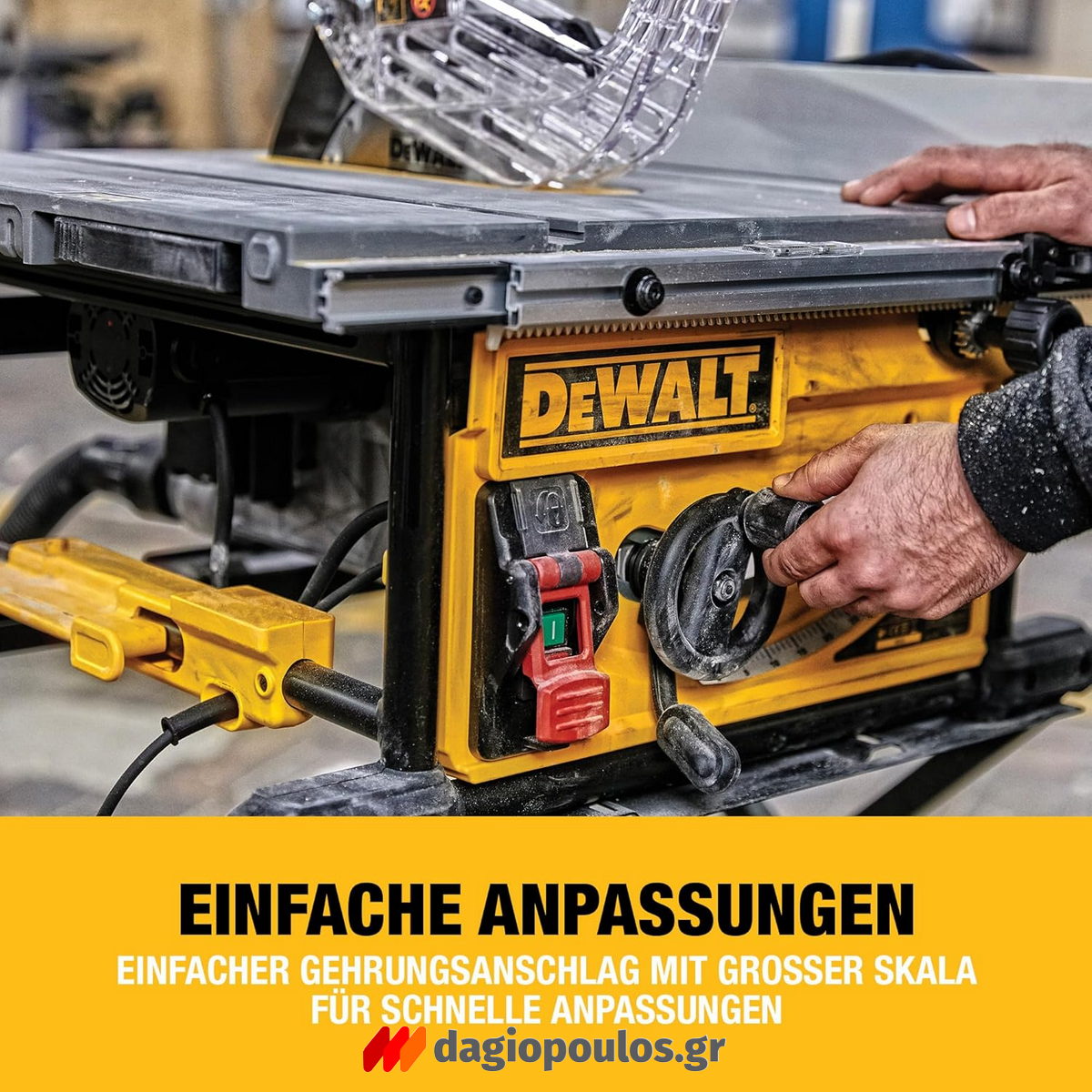 Dewalt DWE7492-QS Ηλεκτρικό Δισκοπρίονο Πάγκου 2000W 250mm