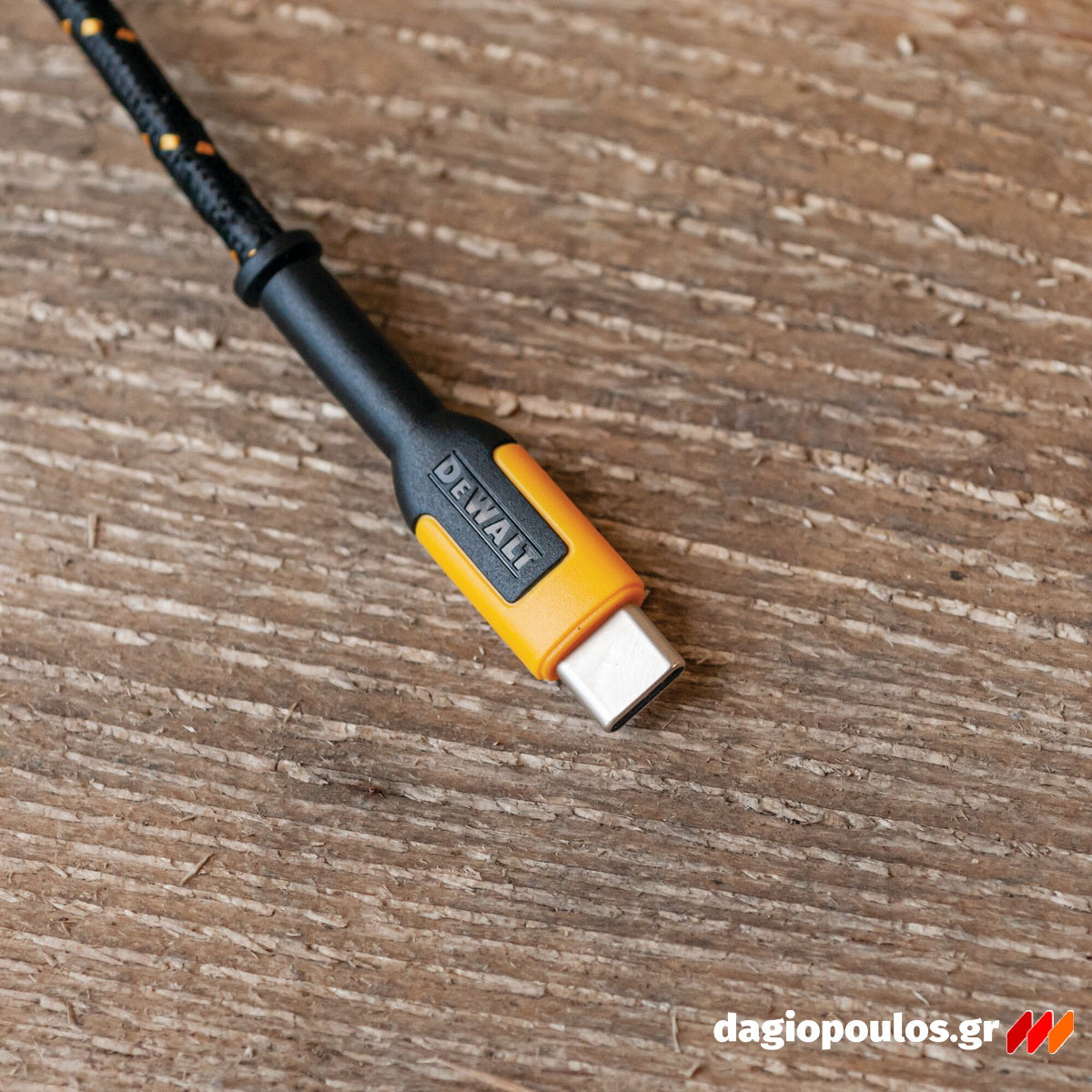DeWalt 1310006DWG Ενισχυμένο Καλώδιο Type-C σε Type-C 1.2m
