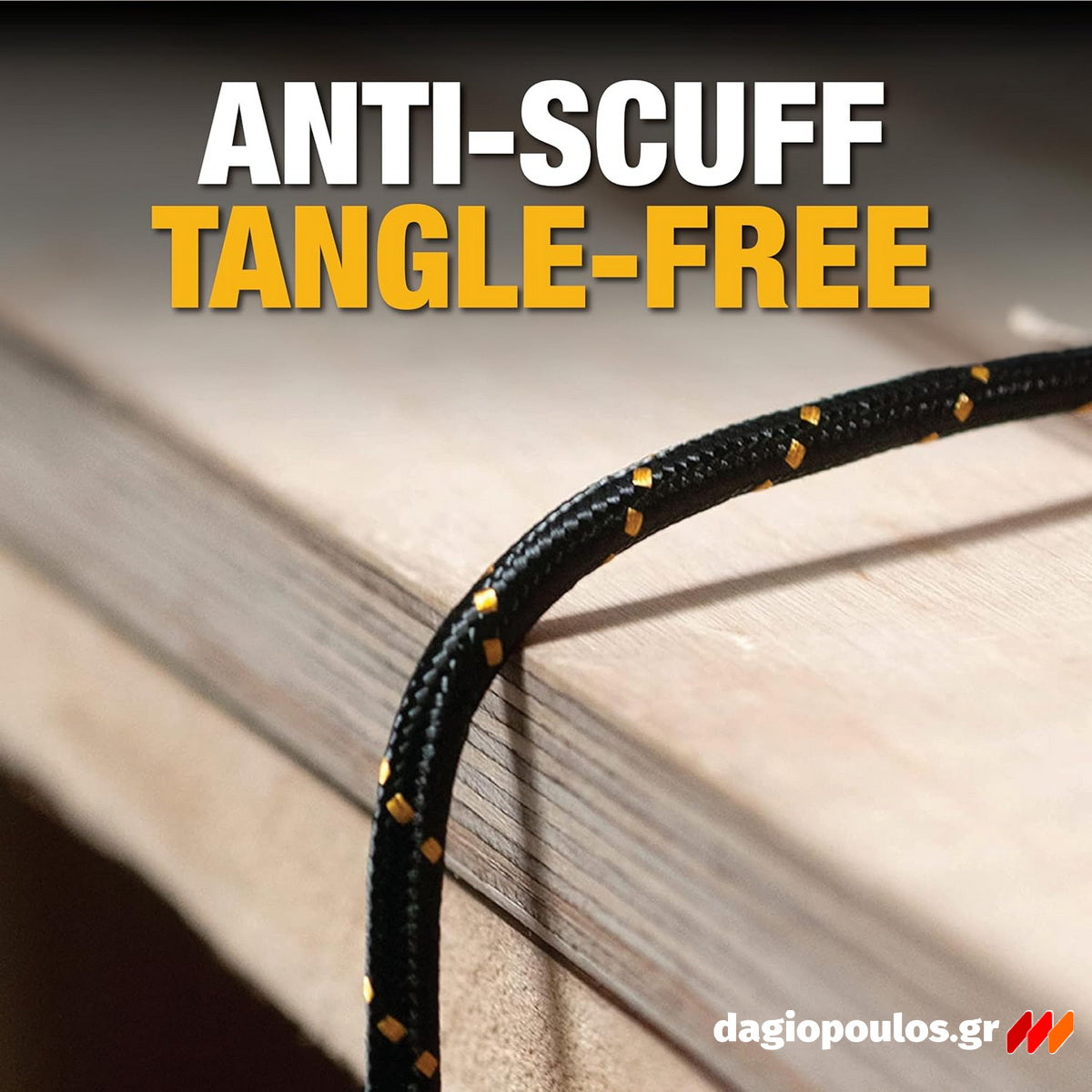 DeWalt 1311361DWG Ενισχυμένο Καλώδιο USB-A σε USB-C 1.2mtr